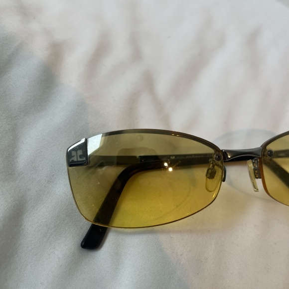 Courrèges yellow sunglasses - Picture 5 of 5